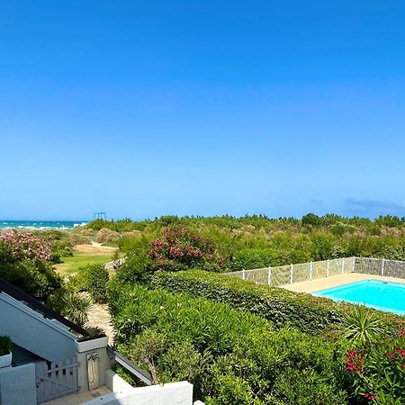 Appartement Entre La Lagune Et La Mer Avec Piscine, Direct Plage, Vue Partielle Mer Saint-Cyprien  Exterior foto