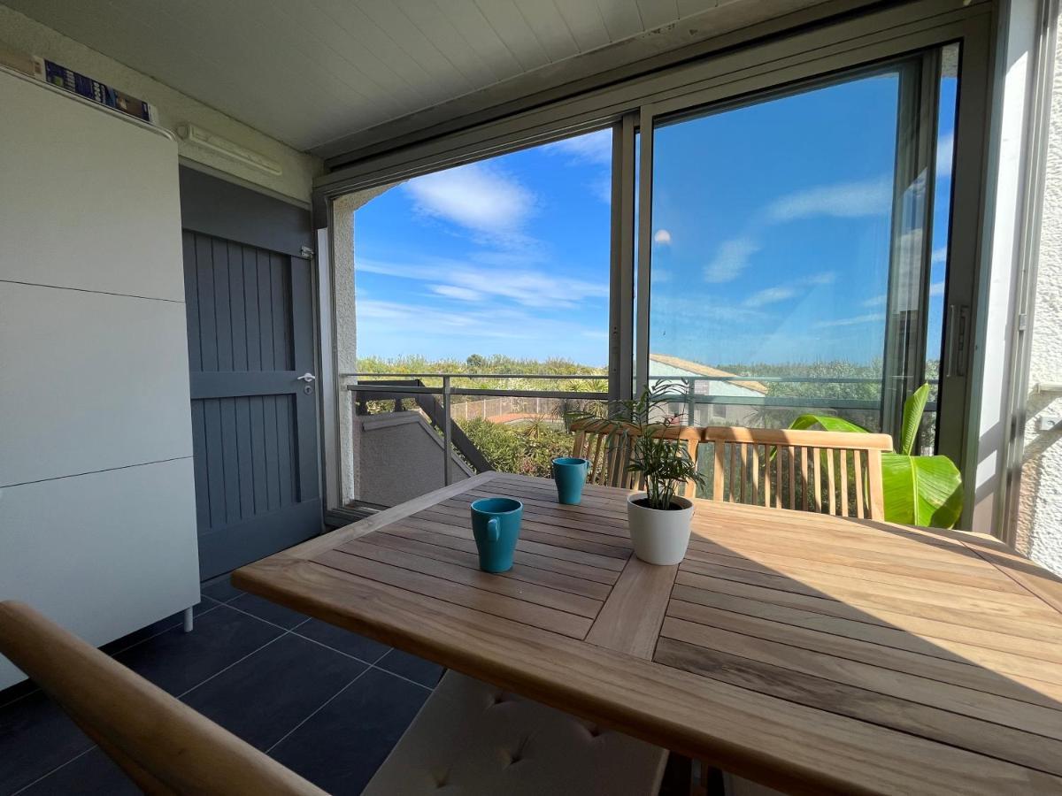 Appartement Entre La Lagune Et La Mer Avec Piscine, Direct Plage, Vue Partielle Mer Saint-Cyprien  Exterior foto