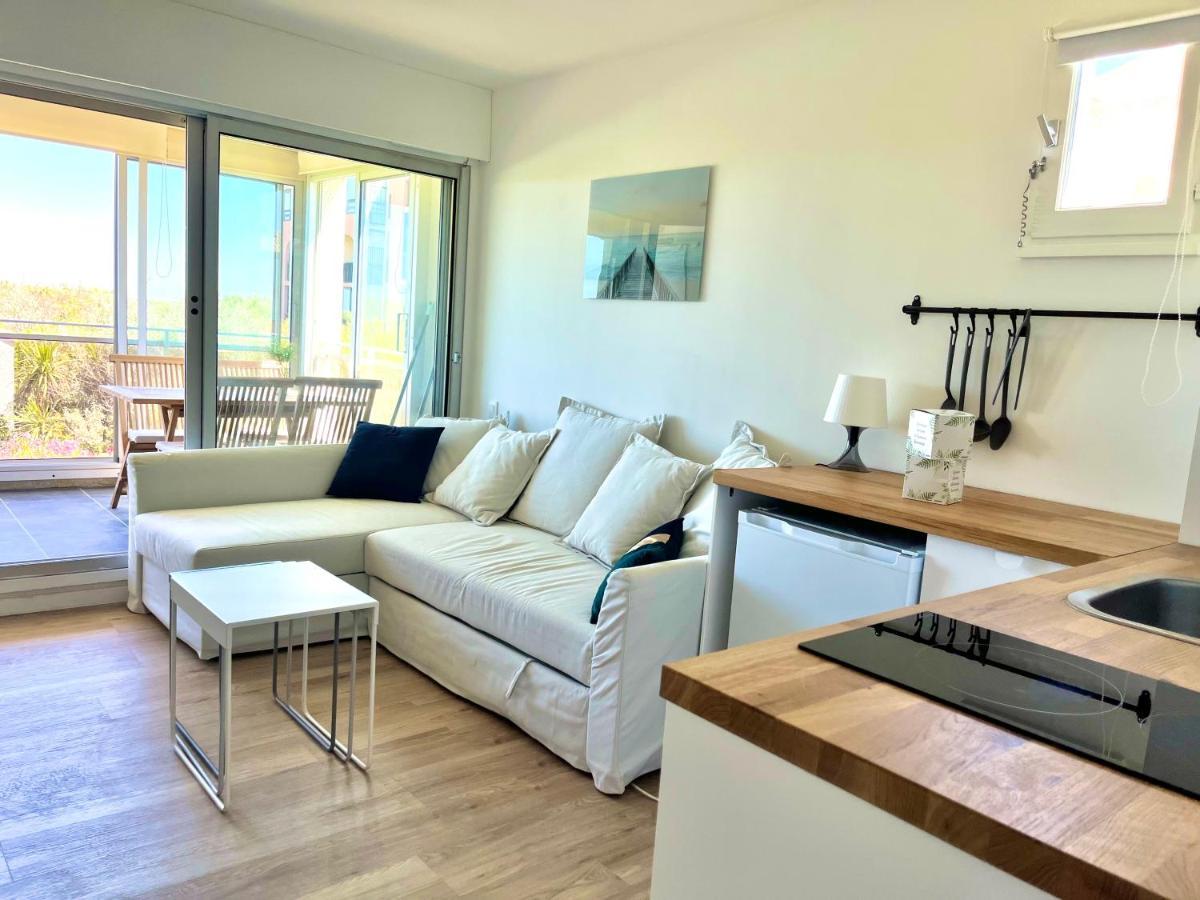 Appartement Entre La Lagune Et La Mer Avec Piscine, Direct Plage, Vue Partielle Mer Saint-Cyprien  Exterior foto