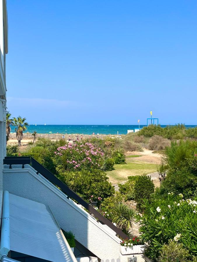 Appartement Entre La Lagune Et La Mer Avec Piscine, Direct Plage, Vue Partielle Mer Saint-Cyprien  Exterior foto